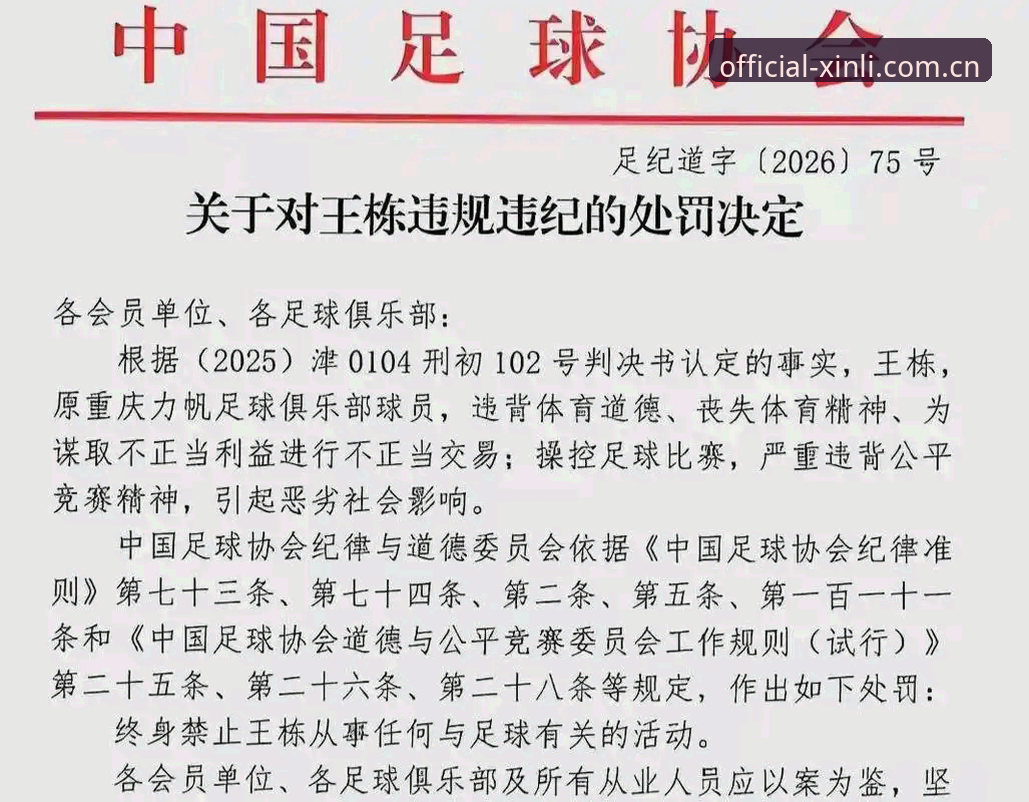 中国足协第三批禁足名单最新动态：17人终身禁赛，48人遭重罚